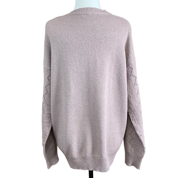 SHEIN Lune Drop Shoulder Knit Sweater - Picture 2 of 8